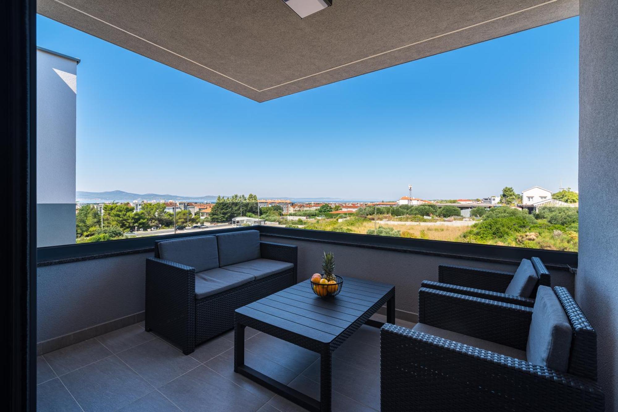 Ferienwohnung Skyline Luxe Zadar Exterior foto